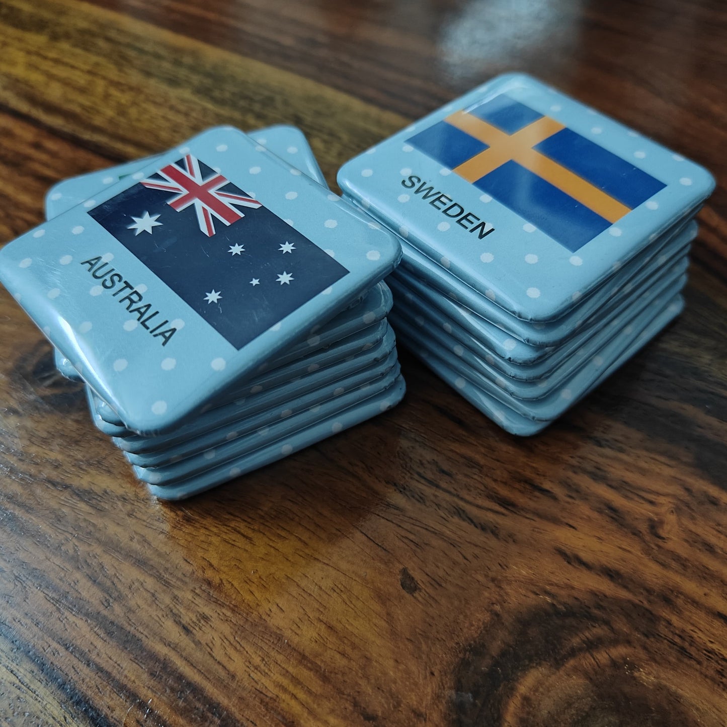 Set of 21- Country Flag Magnets