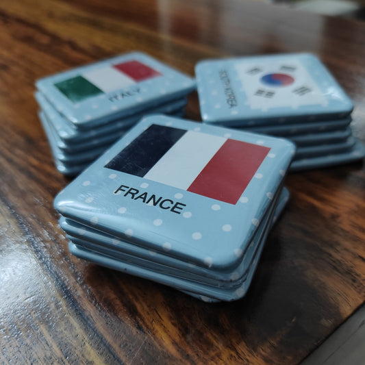 Set of 21- Country Flag Magnets